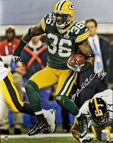Packers SB XLV Champion NICK COLLINS Signed 16x20 Photo #10 AUTO - JSA