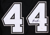 George Gervin Signed San Antonio Spurs Jersey (JSA COA) 9xAll Star "The Iceman"