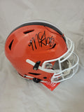 MYLES GARRETT SIGNED CLEVELAND BROWNS F/S SPEEDFLEX AUTHENTIC HELMET BECKETT QR
