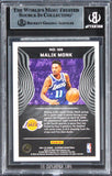 Lakers Malik Monk Authentic Signed 2021 Panini Illusions #100 Card BAS Slabbed