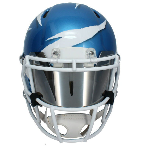 custom football helmet painting near me Jared Goff Autographed Lions Custom ECC Painted Ripped Authentic Helme – Super Sports Center