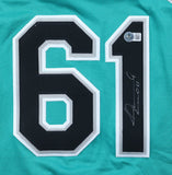Livan Hernandez Signed Florida Marlins Jersey (Beckett) 1997 World Series Champs