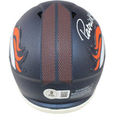 Patrick Surtain Autographed Denver Broncos Mini Helmet 24 DPOY Beckett WIT 53138