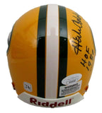 Herb Adderley HOF Autographed/Inscribed Mini Football Helmet Packers JSA