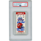 John Lynch Will Shields Signed Tampa Bay Buccaneers NFL Debut Ticket PSA 49984