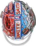 Emmitt Smith Florida Gators Signed Riddell VSR4 Mini Helmet-Art Charles Fazzino
