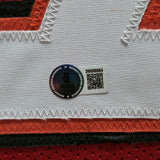 SUEDE FRAMED TAMPA BAY BUCCANEERS BUCKY IRVING AUTOGRAPHED JERSEY BECKETT HOLO