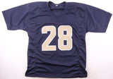 Marshall Faulk Signed St. Louis Rams Jersey (JSA) NFL M.V.P. (2000) All Pro R.B.