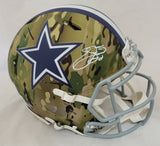 EMMITT SMITH SIGNED COWBOYS FS CAMO SPEED AUTHENTIC HELMET BECKETT COA