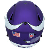 Justin Jefferson Autographed Min Vikings Speedflex Authentic Helmet Beckett