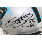 Steve Smith Autographed/Signed Carolina Panthers Helmet Proline Radtke 58609