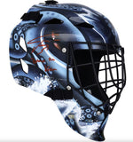 Philipp Grubauer Autographed "Release The Kraken" Replica Goalie Mask Fanatics