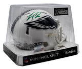 Landon Dickerson Signed/Autographed Eagles STS Mini Helmet JSA 209882