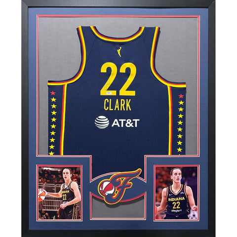 Caitlin Clark Autographed Signed Framed Indiana Fever Jersey PSA/DNA