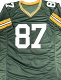 JORDY NELSON - Green Bay Packers - Signed Custom Replica Green Jersey AUTO - JSA