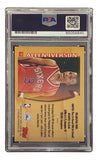 Allen Iverson Signed 1996 Topps #Y01 Philadelphia 76ers Rookie Card PSA/DNA