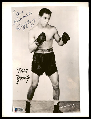 Terry Young Autographed Signed 8x10 Photo "To Joe Best Wishes" Died 1967 X12957