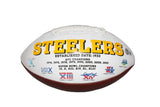 Hines Ward Autographed Pittsburgh Steelers Logo Football Beckett 42819