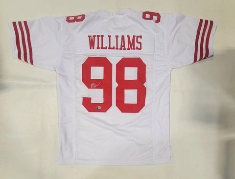 Mykel Williams Signed San Francisco 49ers Jersey (Beckett) 2025 1st Round Pick