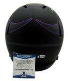 Fran Tarkenton Vikings Signed Full Size Eclipse Replica Helmet Beckett 159301