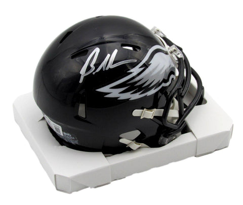 Brandon Graham Autographed 2022 Alternate Mini Black Helmet Eagles Beckett