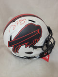 RYAN FITZPATRICK SIGNED BUFFALO BILLS LUNAR ECLIPSE AUTHENTIC HELMET BECKETT QR