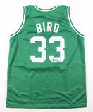 Larry Bird Signed Boston Celtics Jersey (JSA COA) 12xAll Star Forward / 3xMVP
