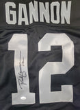 RICH GANNON AUTOGRAPHED PRO STYLE CUSTOM XL JERSEY w/ JSA STICKER ONLY