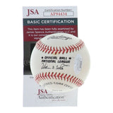 Willie McCovey Signed ML Baseball (JSA COA) Giants, Padres, A's HOF 1986 500 HRs