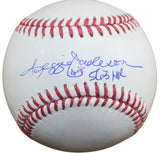 Reggie Jackson Autographed New York Yankees OML Baseball 563 HR Beckett 55364