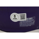 Cris Carter Autographed/Signed Minnesota Vikings Mini Helmet HOF Beckett 46730