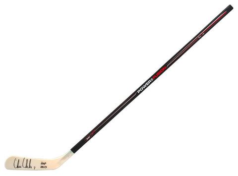 Chris Chelios Signed Franklin Power Fusion 48 In Full Size Hockey Stick w/HOF...