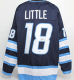 Bryan Little Signed Winnepeg Jets Jersey (Beckett COA) NHL Career 2007-2019
