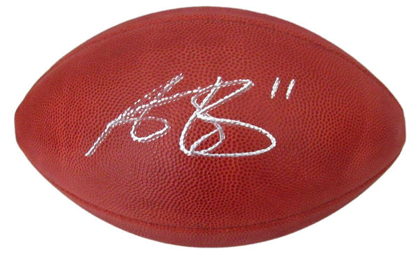 A.J. Brown Signed/Auto Super Bowl LIX Logo Duke Football Eagles Beckett 195541