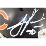 Julius Peppers Autographed Chicago Bears Mini Helmet Beckett Witness 51775