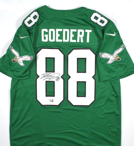 Dallas Goedert Signed Eagles Kelly Green Nike Vapor Limited Jersey - Fanatics