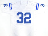 Edgerrin James Autographed White Pro Style Jersey - Beckett W Hologram *Silver