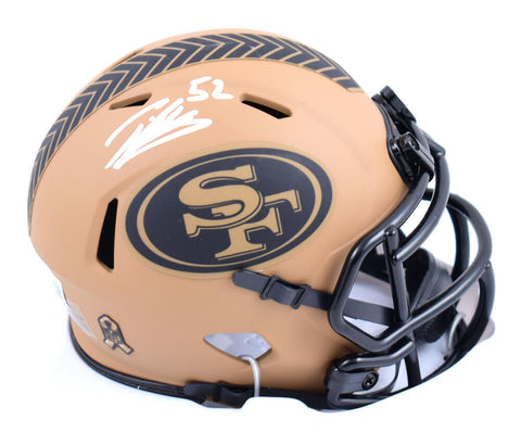Patrick Willis Signed 49ers Salute 2023 Speed Mini Helmet-Beckett W Holo *White