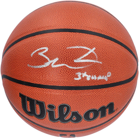Dwyane Wade Miami Heat Signed Wilson Basketball w/"3x Champ" Insc