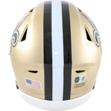 Drew Brees Autographed New Orleans Saints Mid-Size Midi Helmet Beckett WIT 58424