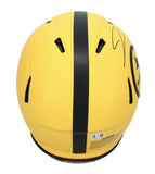 Jaylen Warren Autographed Steelers 'RAVE' Authentic Speed Helmet Beckett