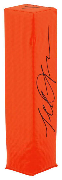 Terrell Suggs Signed Orange Endzone Football Pylon - (SCHWARTZ COA)