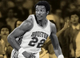 Clyde Drexler Signed Houston Cougars Rawlings NCAA Style Jersey JSA COA/ Rockets