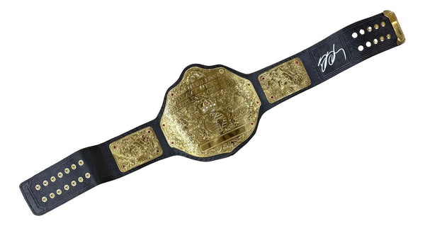 Bill Goldberg WCW Signed Full Size Big Gold Heavyweight Championship JSA