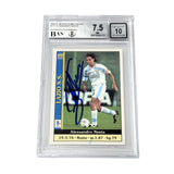 Alessandro Nesta Signed 2000-01 Mundicromo Calcio #177 - BGS 7.5 AUTO 10