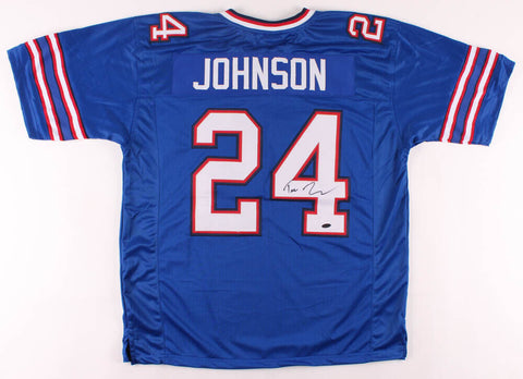 Taron Johnson Signed Buffalo Bills Jersey (Playball Ink) 2018 4th Round Pick C.B