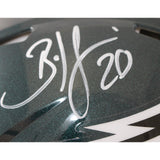 Brian Dawkns Autographed Philadelphia Eagles Pro Helmet Beckett Witness 55800