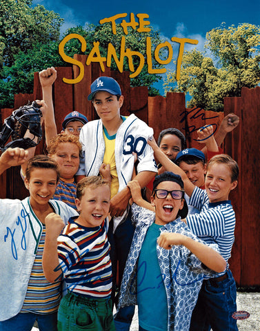 THE SANDLOT AUTOGRAPHED SIGNED 11X14 PHOTO WITH 4 SIGS MCS HOLO STOCK #179839