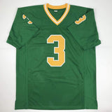 Autographed/Signed Joe Montana Notre Dame Green College Football Jersey JSA COA