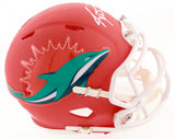 Ricky Williams Signed Miami Dolphins AMP Alternate Speed Mini Helmet (JSA COA)